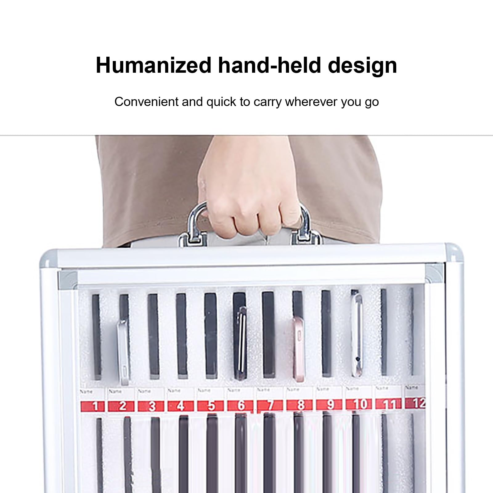 Sichere Handy-Spindbox für Klassenzimmer und Büro, Safe für Smartphones, Lo Cell Jail, Größe 39 x 20 x 65 cm, 27 x 20 x 40 cl für Gadts und Geräte
