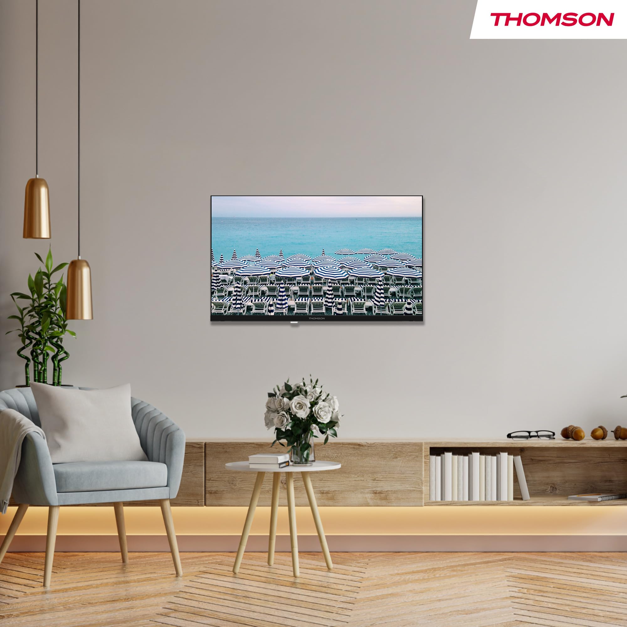 Thomson 40 Pollici (101 cm) LED Full HD Easy TV – No Smart – Hotel Mode, USB, HDMI, Triple-Tuner (Cavo/Satellite/Antenna), AV IN, CI+, A+ Pannello – 40FD2S13