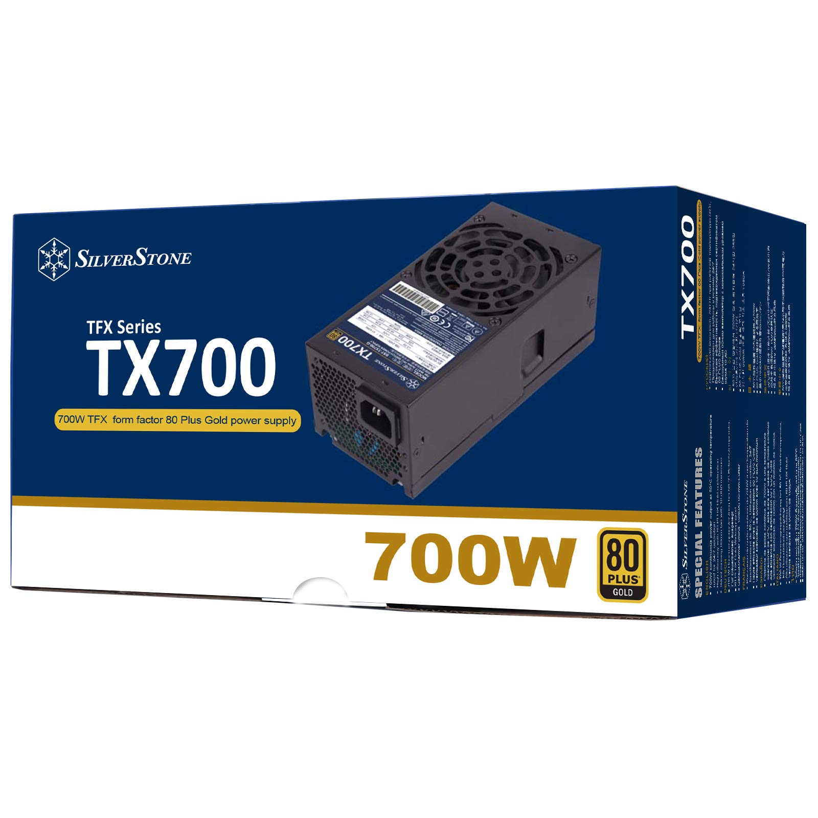 SilverStone TX700 700W TFX電源ユニット Amazon.com: Silverstone Technology 700W Fixed Cable TFX Power