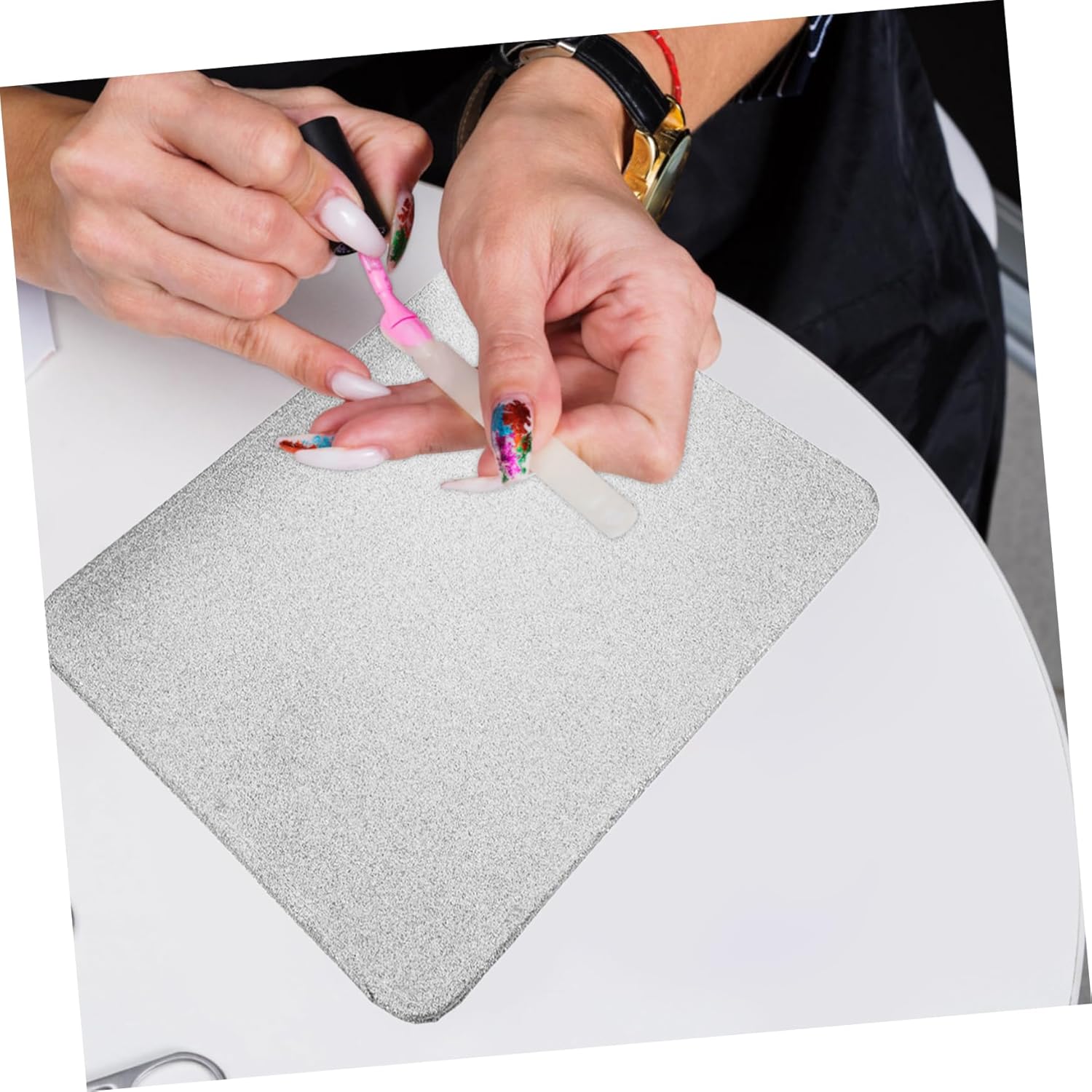 1Set Nail Art Hand Cushion Stylish Manicure Hand Rest Pillow with Mat for Nail Salon Comfortable Arm Support for Nail Technology Versatile and Lightweight Design