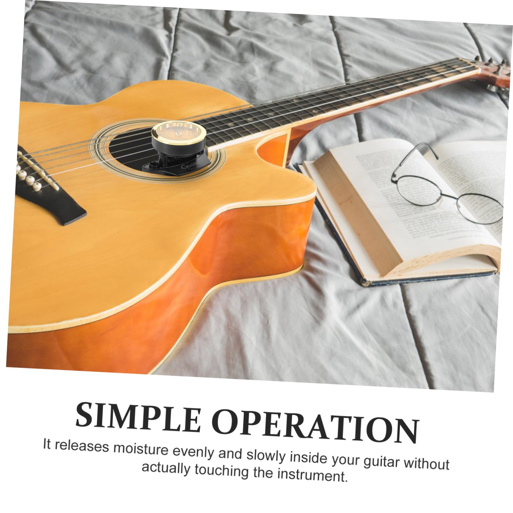 VICASKY 2piezas Humidificador De Guitarra Acústica Para Sonido Humidificador Portátil Para Ukulele y Guitarras Clásicas Control De Humedad Ecológico Mantenimiento Seguro Para