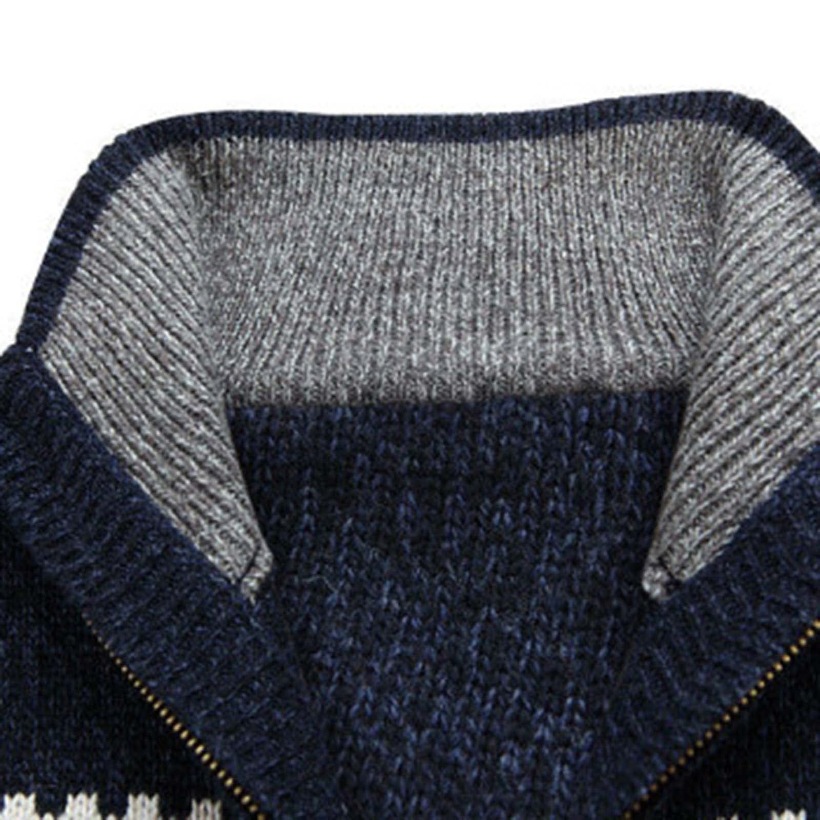 Generisch Maglione natalizio da uomo e da donna, alla moda, casual, personalità, Natale, stampato, coppia, maglione, cappotto (beige, L)