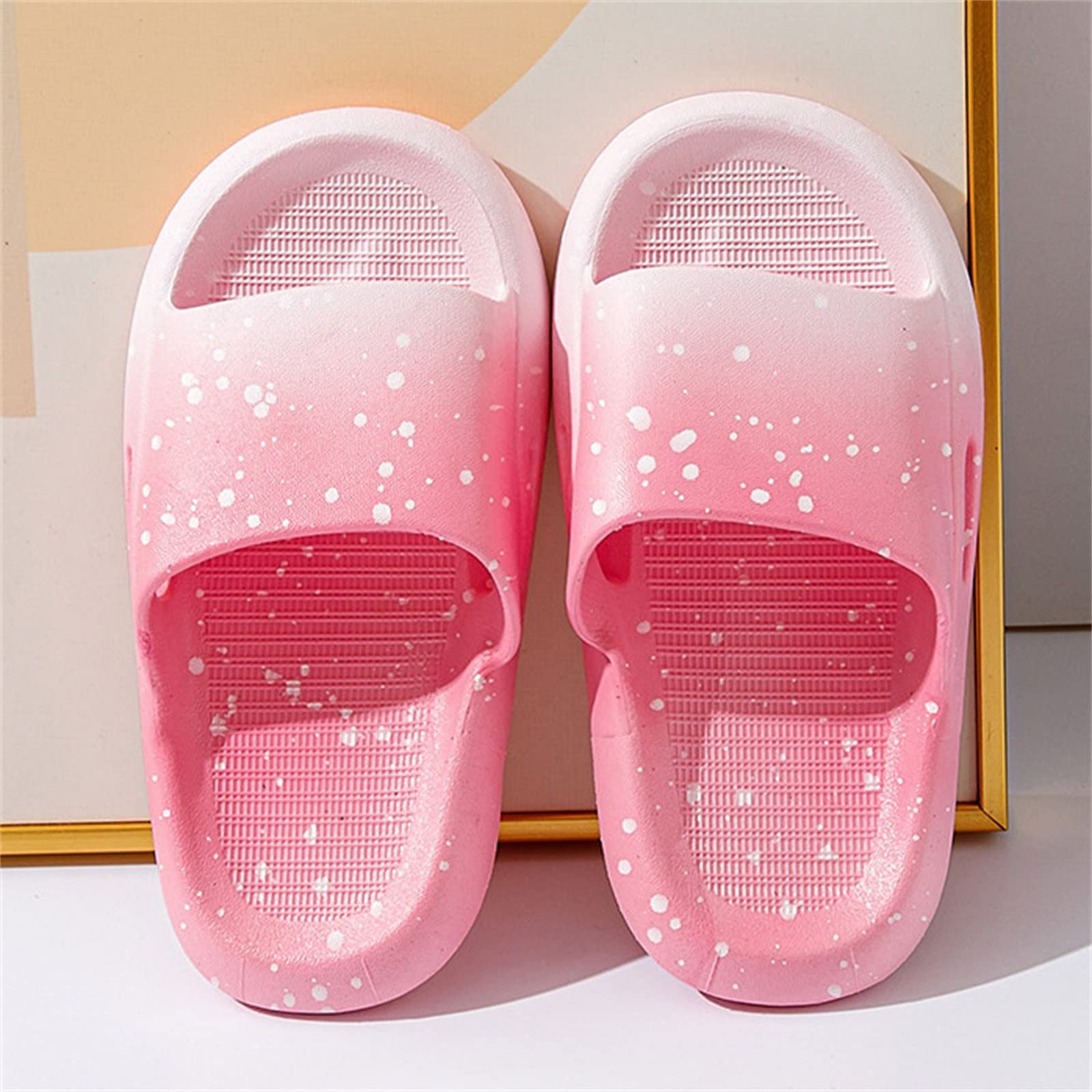 Chanclas de baño para niño, unisex, zapatillas de baño, pantuflas de baño, pantuflas de verano, ducha, zapatillas de baño para niños y niñas, sandalias de playa, suaves, antideslizantes, para niña