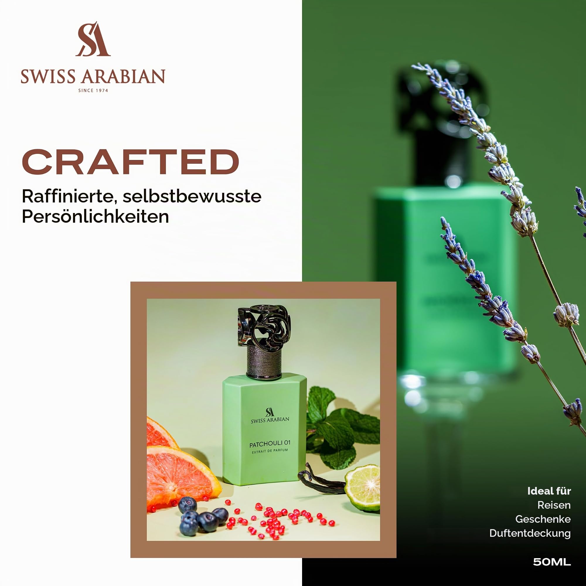 Swiss Arabian Patchouli 01 Extrait de Parfum, 50ml