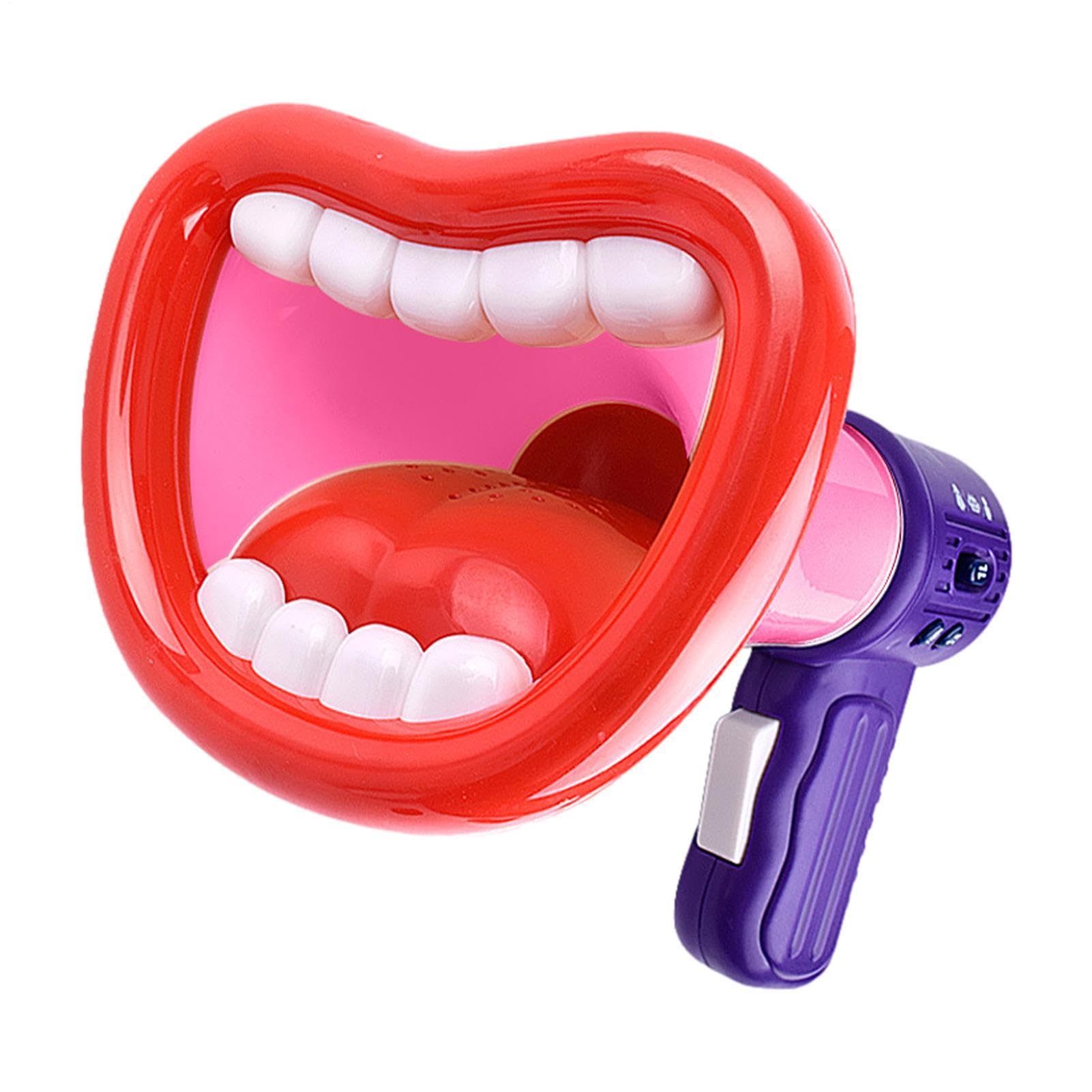 Generico Megaphone Speaker - Novelty Grand Mouth Voice Changing Amplifier, Record & Play Function | Giocattolo di megafono, Gadget per Bambini, Giocattolo Complicato per Ragazzi, Ragazze, Bambini,