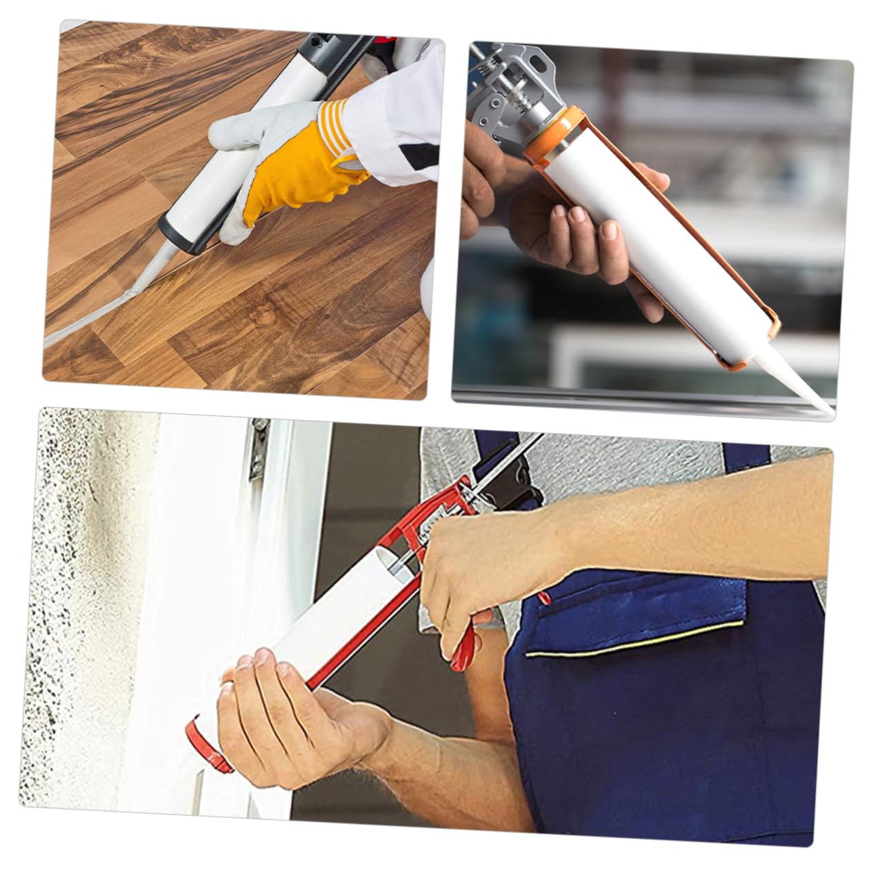 15piezas Tubo De Calafateo Vacío Reutilizable Sellador Rellenable Para Grietas Baldosas y Reparaciones Práctico y Versátil Para Epoxi y Mezcla De