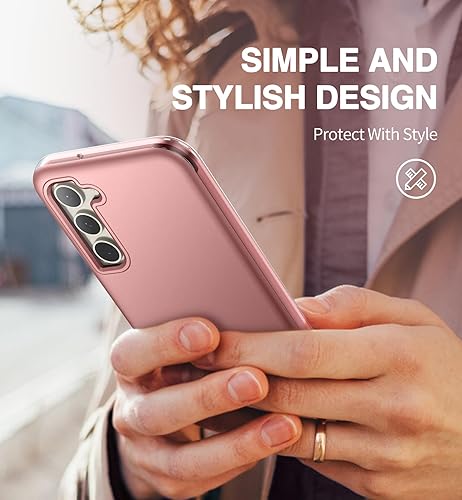 Miniatura 3 de SURITCH Funda para Samsung Galaxy S23, protector de pantalla integrado, protección de doble capa, protección completa, a prueba de golpes,