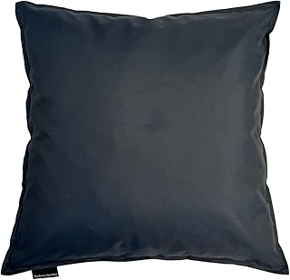 TexDeko® Garden 2er Pack Dekokissen 50x50cm UV - beständig Bezug und Füllung wasserabweisend Anthrazit