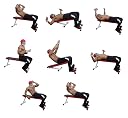 IBS Foldable Incline Decline Flat Bench- Up to 500 kg Capacity Tested for Strength Training Multipurpose Fitness Exercise Gym Workout, Heavy Duty Weight Flat Bench for Home & Gym(Yellow) gallery image