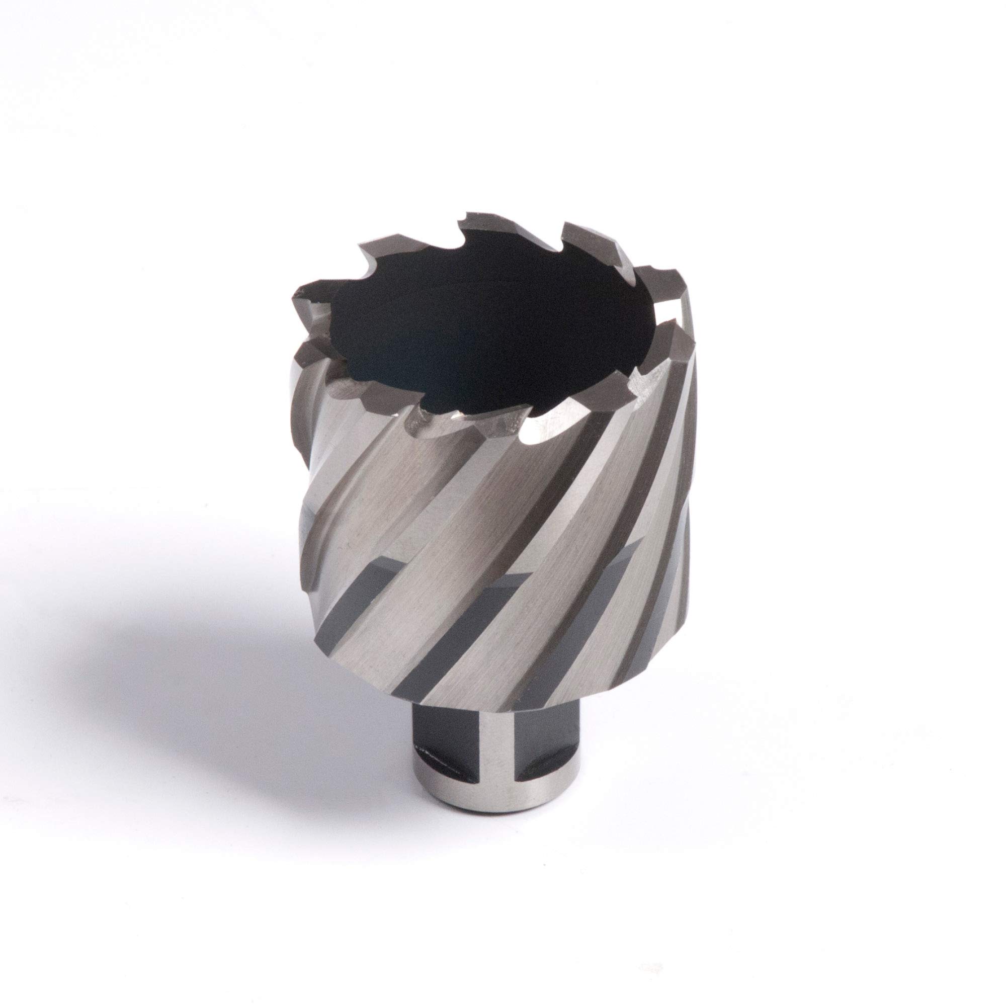 Evolution Power Tools Wiertło rurowe krótkie do wiertarki magnetycznej, uniwersalne mocowanie, wiertło magnetyczne o długości 25 mm i średnicy 48 mm