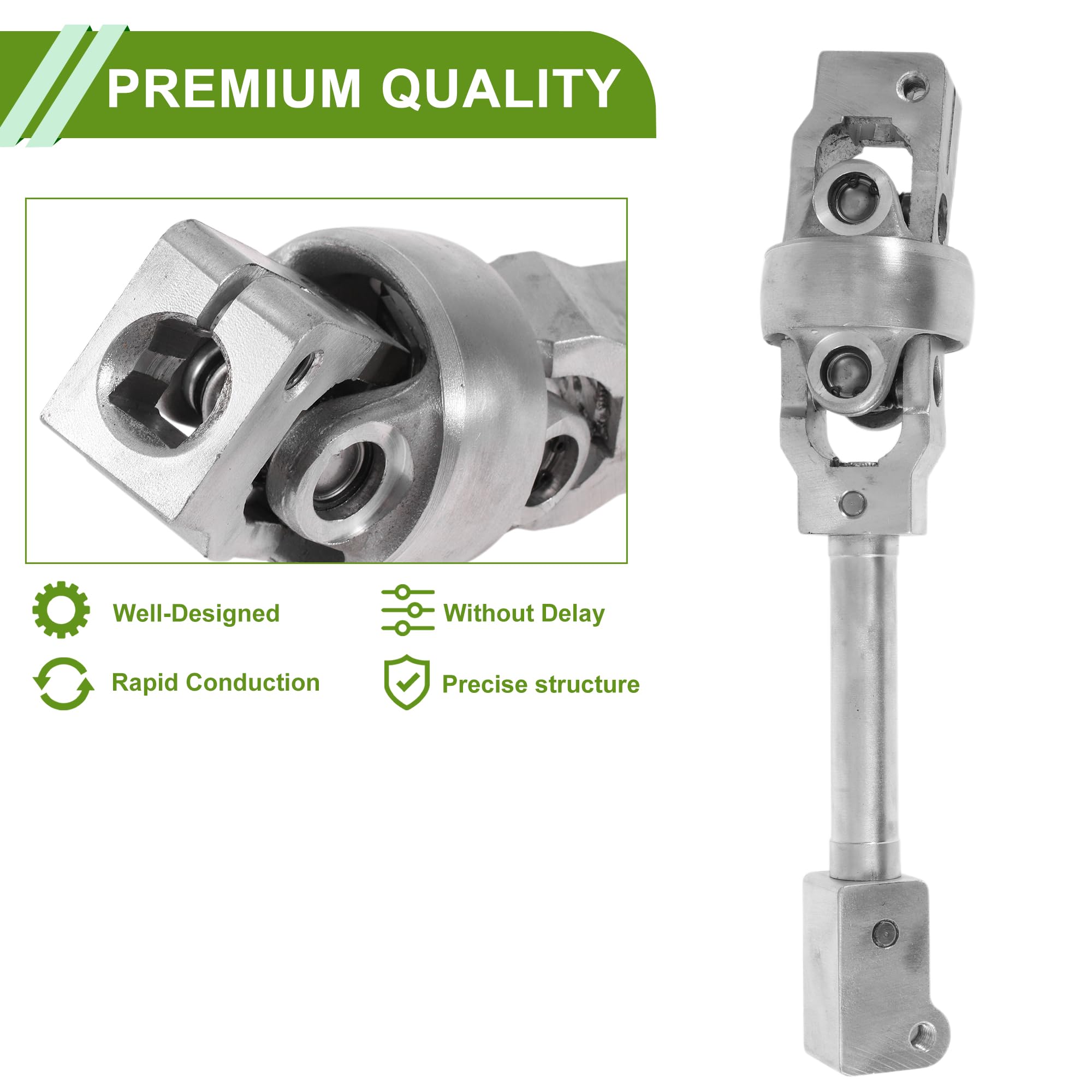 Motoforti Columna De Dirección Para BMW X5 2000-2006 1 Pc | Para Peugeot 205 1987-1994, Nº Pieza 32306758076/32306762277, Metal, Eje Intermedio De Dirección