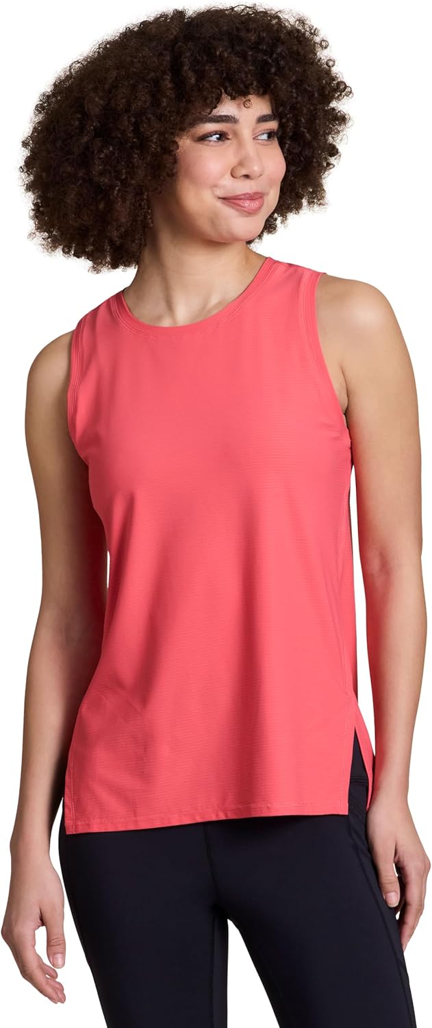 RBX Active Women’s Airy Breathable Workout Top, Lightweight Quick Drying Gym Tank Top with Side Vents