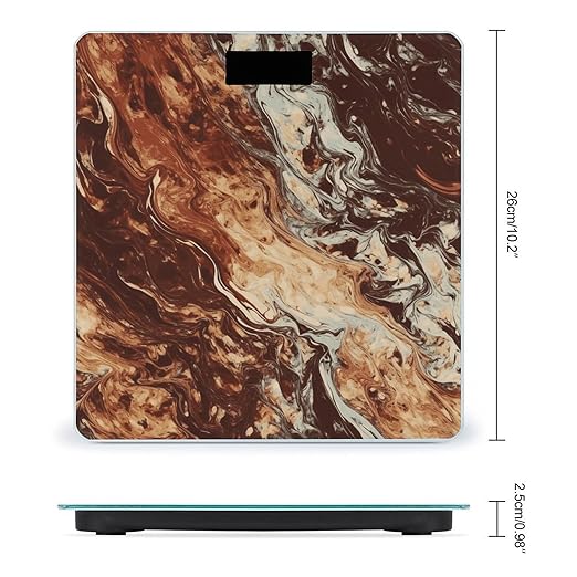 Báscula de Baño Digital FekiLoot 400lb Vidrio Templado miniatura 2
