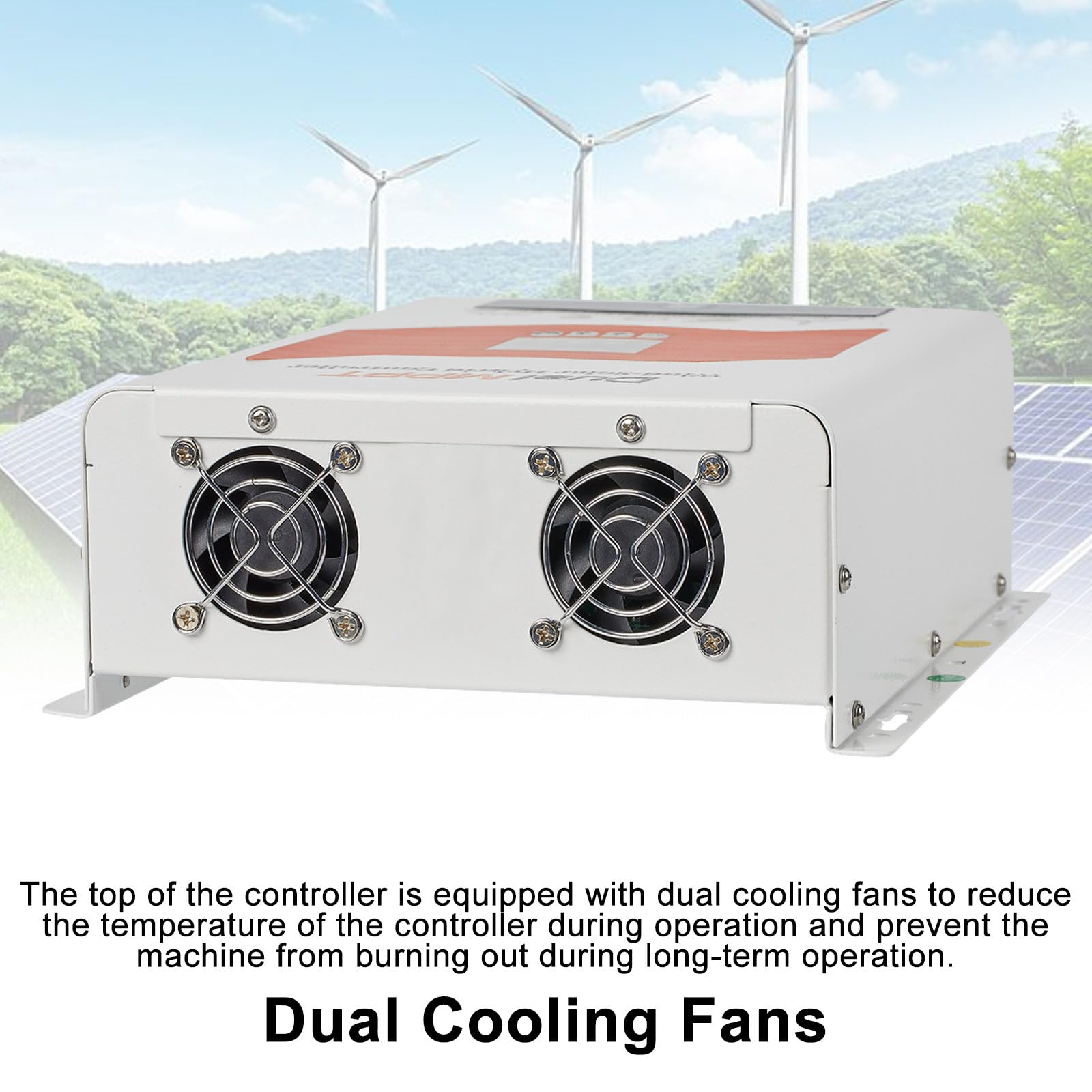 Kolorowy Regulator łAdowania Wiatrowo-SłOnecznego Z PodwóJnym Mppt I ZewnęTrznym ObciążEniem, 5000 W, 12 V/24 V/48 V, Do Zastosowań W Pojazdach 12V/24V