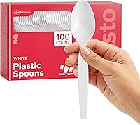 Vista 7 de GUSTO [Paquete combinado de 360 unidades] Juego de cubiertos básicos pesados, 180 tenedores, 120 cucharas y 60 cuchillos, utensilios desechables