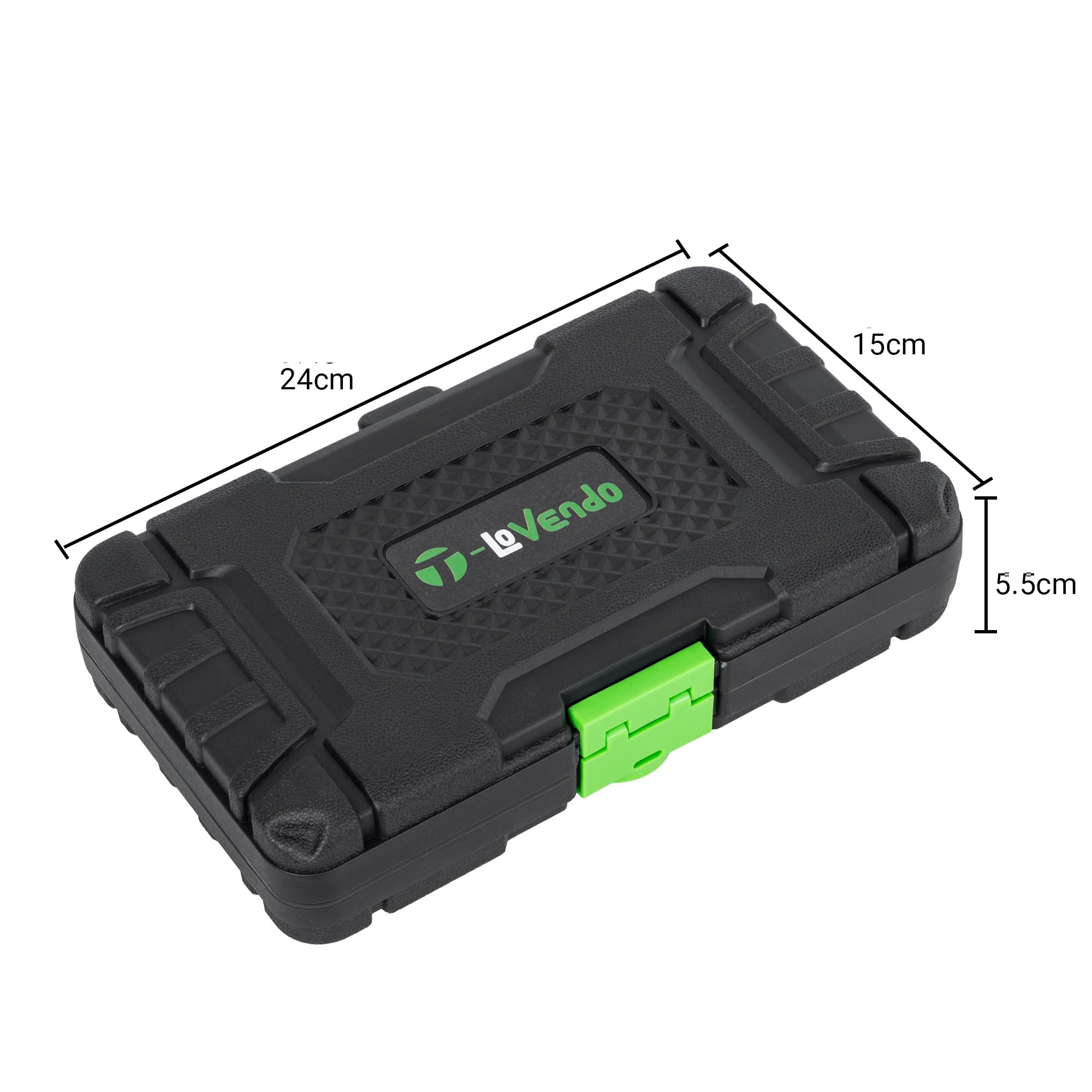T-LOVENDO.ES 130pcs Professional Complete Tool Case | Ideal Small Size Car | With Socket Set, Screwdriver Bits and Ratchet | Chrome Vanadium in use