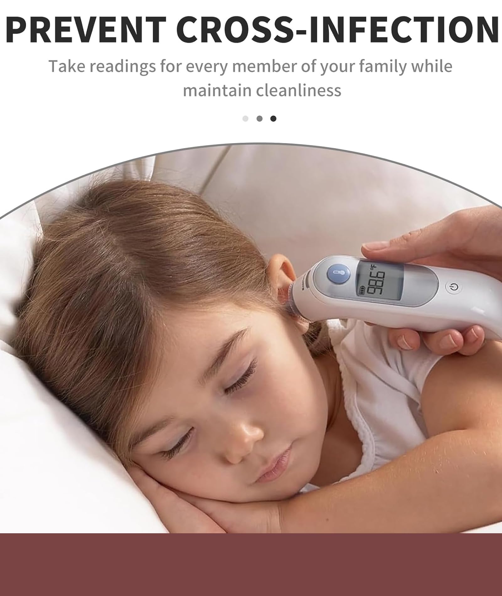 Disposable Ear Thermometer Covers, Hygienic Probe Covers for Accurate Temperature Measurement, Compatible with Various Ear Thermometers, Ideal for Home and Clinic Use (80) - Image 6 thumbnail