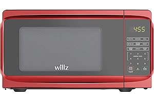 Willz Countertop 0.7 Cu.Ft. Red Microwave