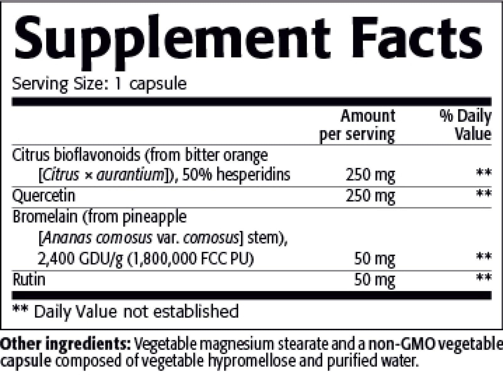 NEW ROOTS HERBAL Quercetin with Bromelain Capsules | 4-in-1 Formula with Quercetin, Bromelain, Bioflavonoids and Rutin | Heart Health and Immune Support Supplement (90 Veggie Capsules), Non-GMO — Amazon image 4