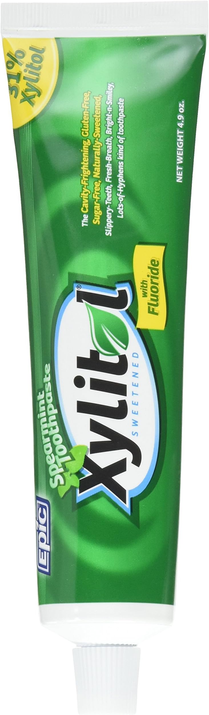 Epic Dental Fluoride and Xylitol Toothpaste, 4.9 Ounce