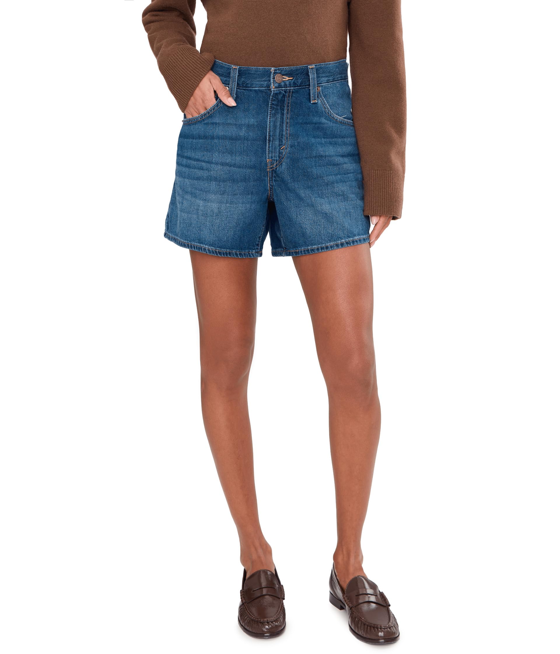 Levi's Womens Cinch Mid-Thigh Short 26 (New) Kiss Goodbye (Lightweight) (Non-stretch)