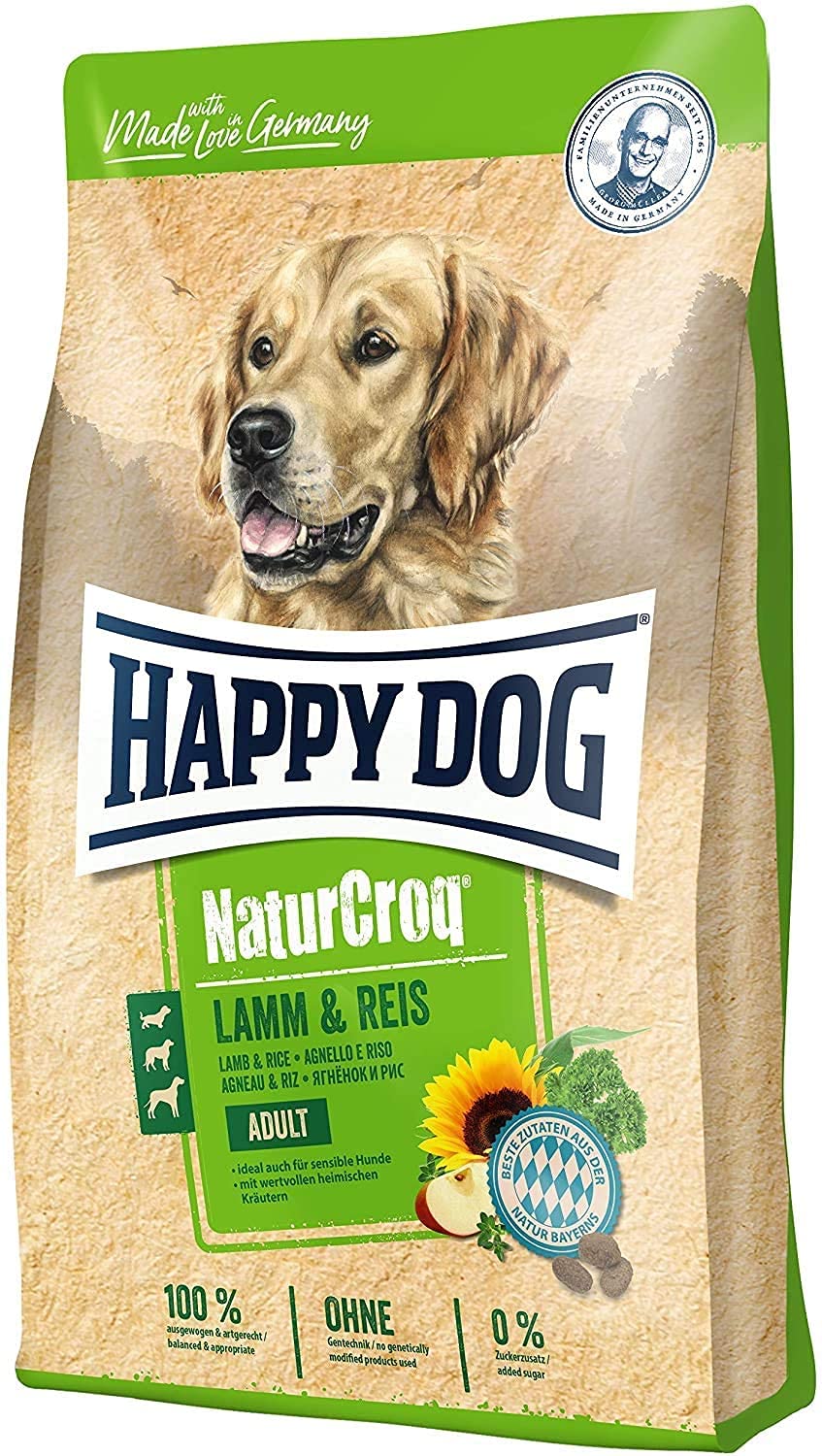 Happy Dog Dry Food Natur Croq Lamb & Rice Flavor 15 KG