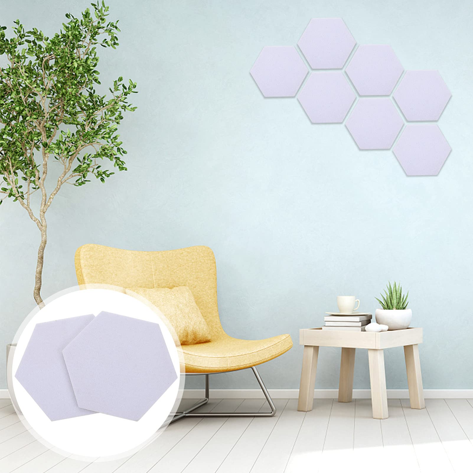 PartyKindom 12stücke Hexagon Filz Pinnwand Selbstklebende Wanddekoration Für Fotos Notizen Und Kunstwerke Installieren Farbenfroh Für Büro Und Zuhause