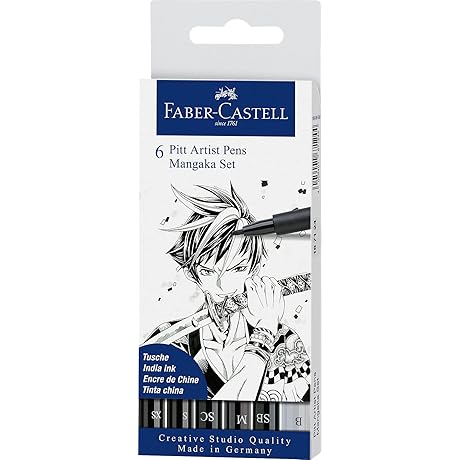 Faber-Castell Pitt Artist Pen Mangaka Wallet for Master Manga Artist