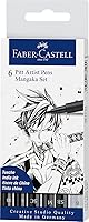Vista 7 de Faber-Castell Faber-Castel Faber-Castell FC167105 Pitt Artist - Set de cartera para pinceles de color (paquete de 6), paisaje, surtido