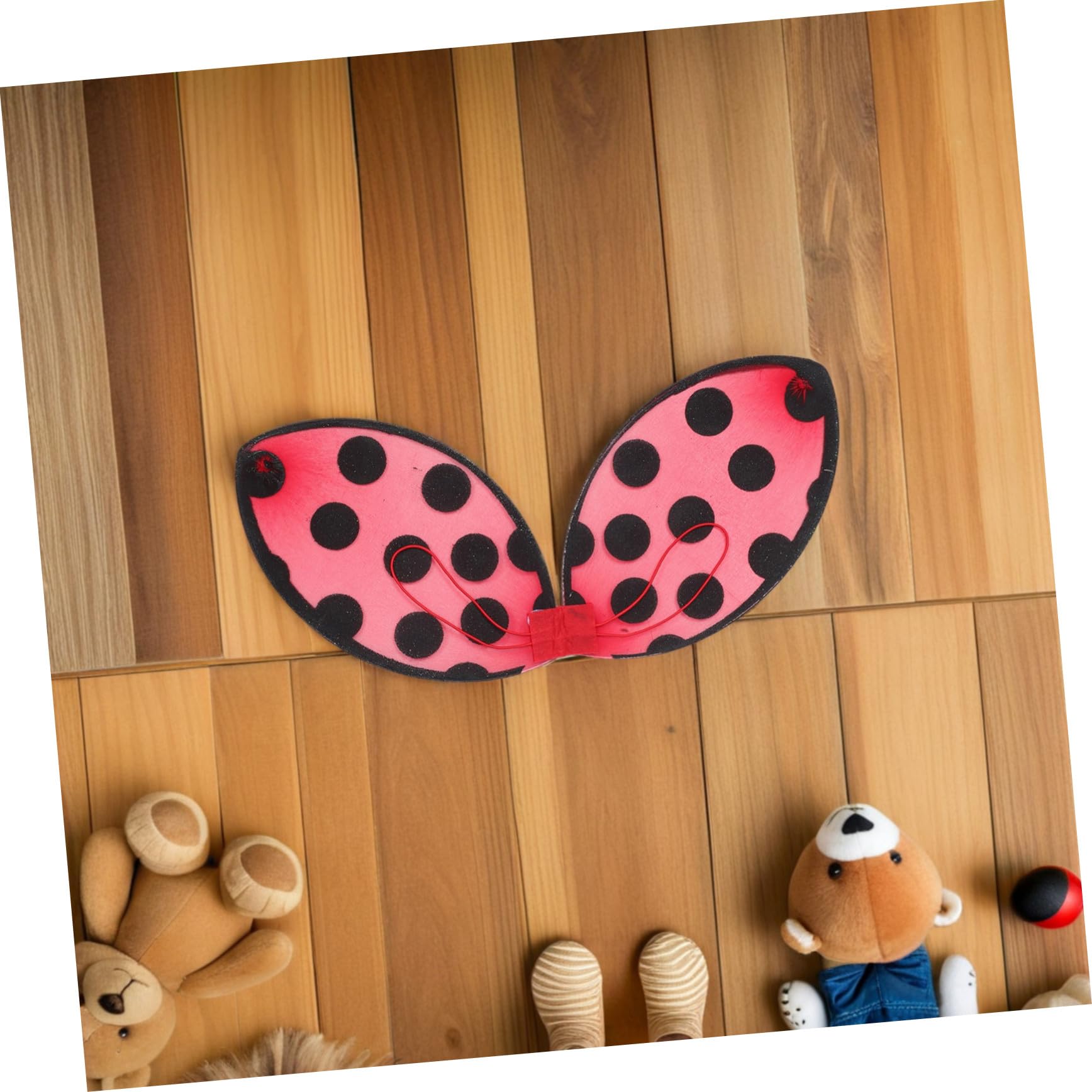 6 Pezzi Coccinella per Rosse Pieghevoli Costume Leggero per Feste Compleanno Halloween Recite e Giochi Ruolo