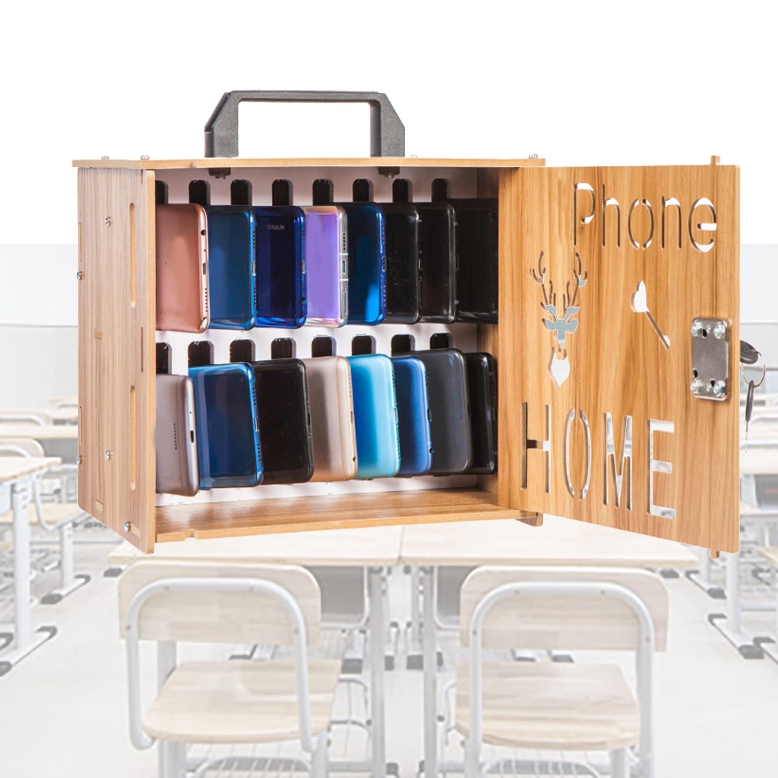 Amazon.co.jp: オフィス ロッカー ロッカー 携帯電話ホルダー スマホ