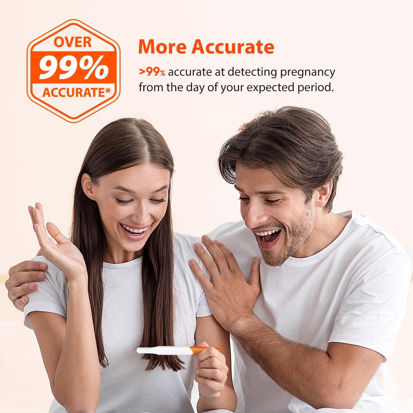 iHealth Early Detection Pregnancy Test Kit: 3 Test Sticks +10 Strips & 10 Cups | 99% Accurate Home HCG Tests, Results 6 Days Sooner, 10mIU/mL Sensitivity