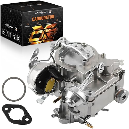 maXpeedingrods 1 Barrel Carburetor, for Chevy for GMC 4.8L 292/4.1L 250 6 Cyl, Automatic Choke 1 Barrel Carb for Chevrolet C10 C20 C30 Nova P10, 7043014 7043017 7047314