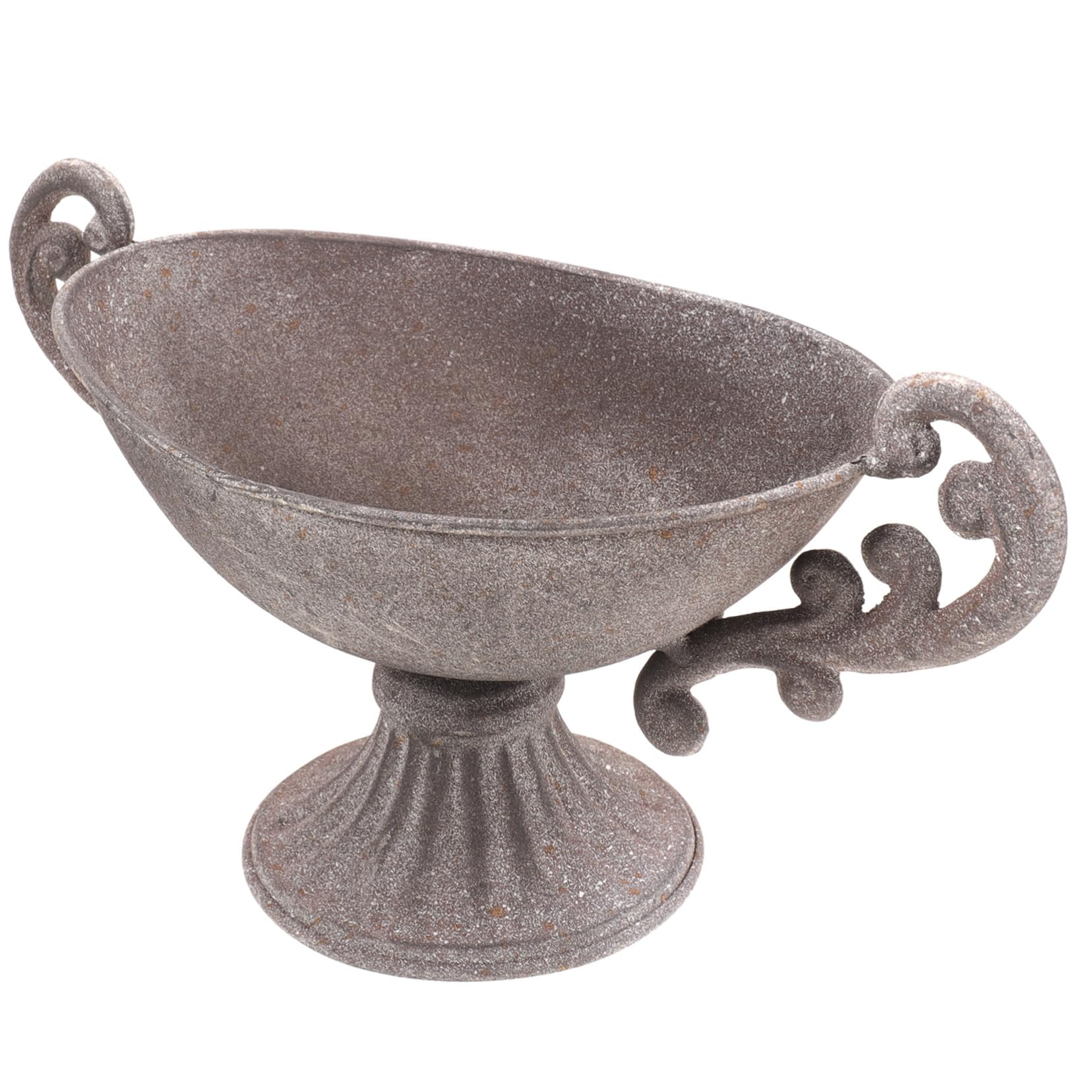 Pot de fleurs en fer de style vintage pour plantes succulentes