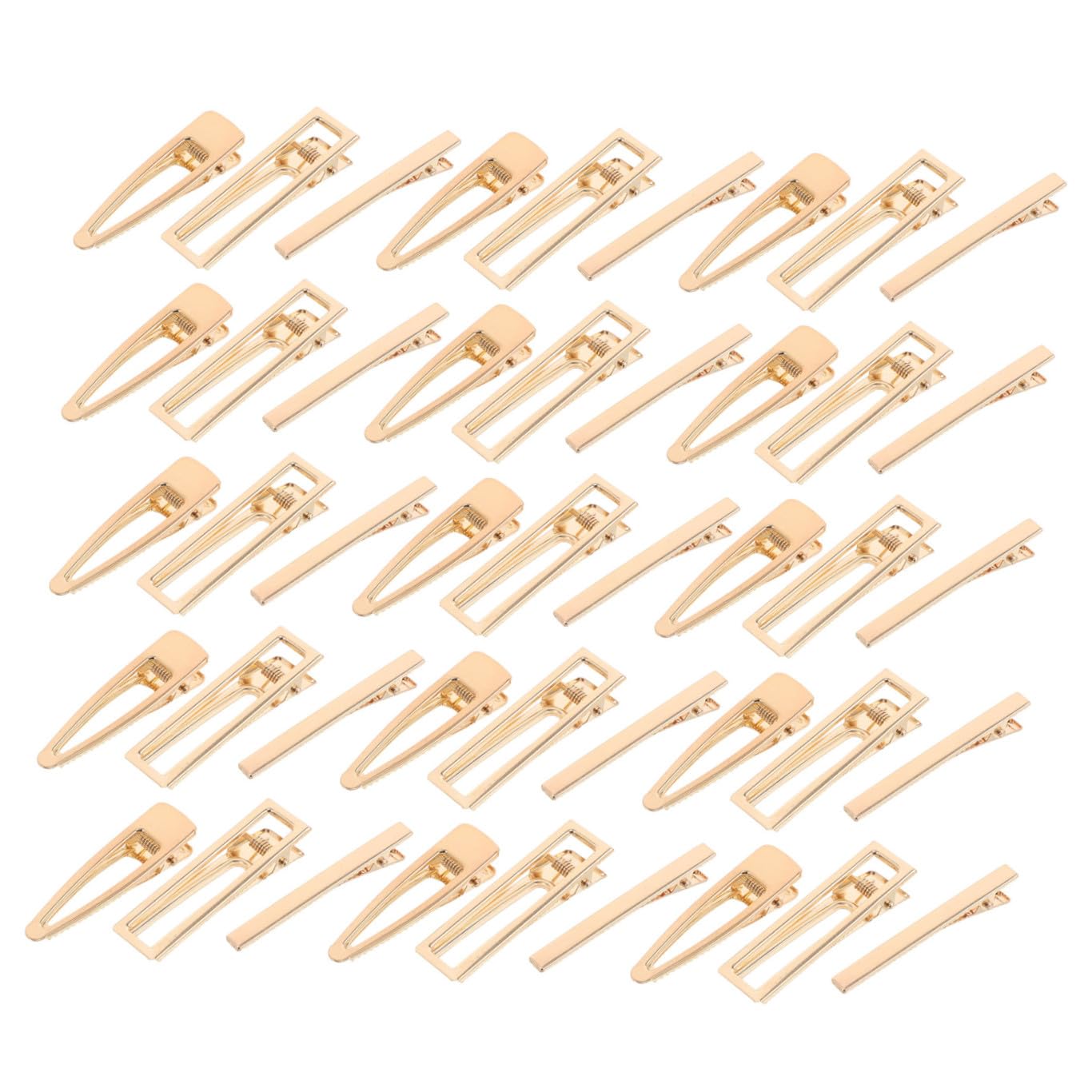 60 pezzi Fermagli Capelli in Metallo Antiscivolo Clip Alligatore Barrette per Donna e Ragazza Accessori DIY Leggeri e Resistenti per Acconciature Moda