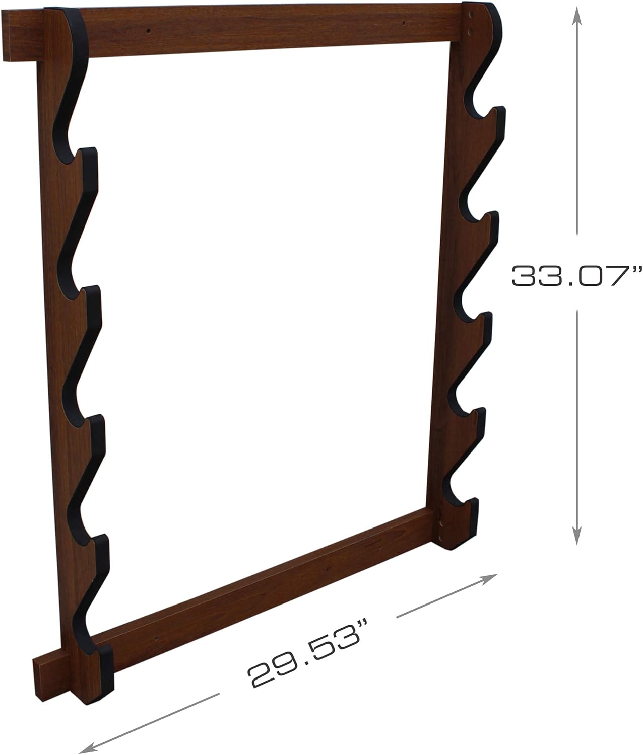 Rush Creek Creations Indoor 5 Rifle/Shotgun Wall Storage Display Rack : Sports & Outdoors