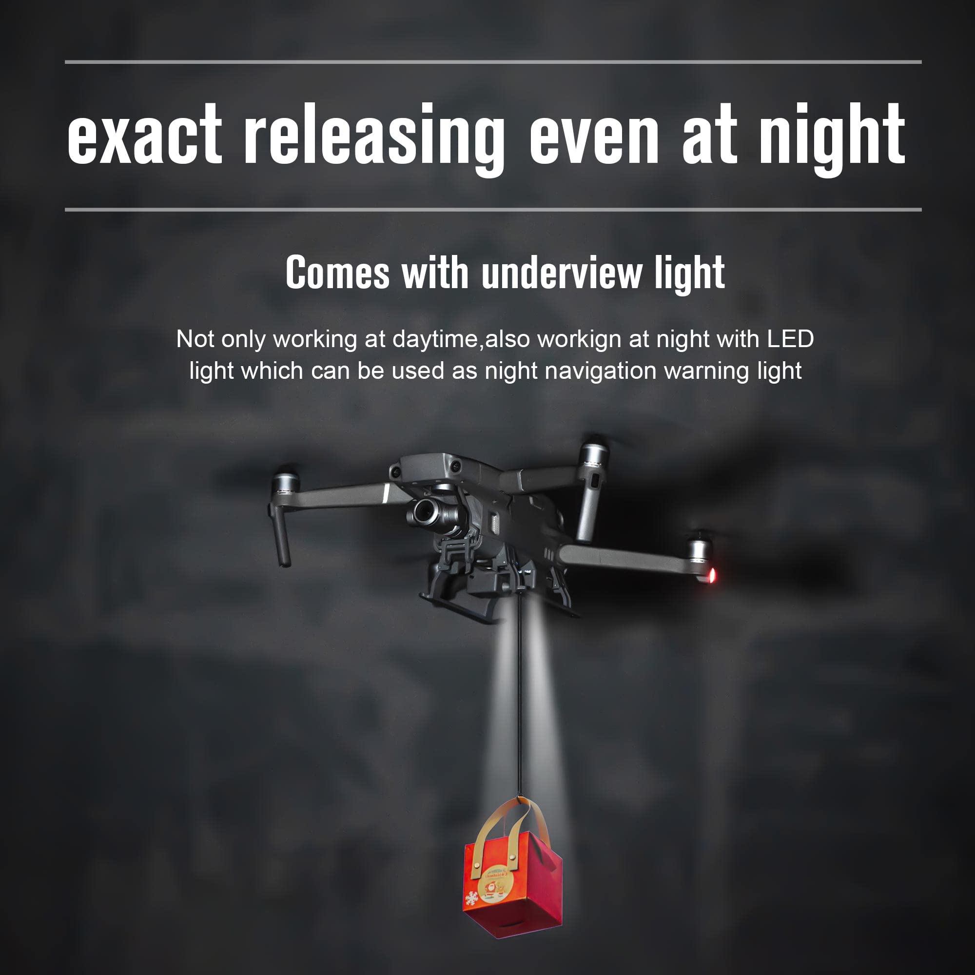 Amazon.co.jp: LINGHUANG Mavic 2 Pro Zoom 投下装置 エアドロッパー