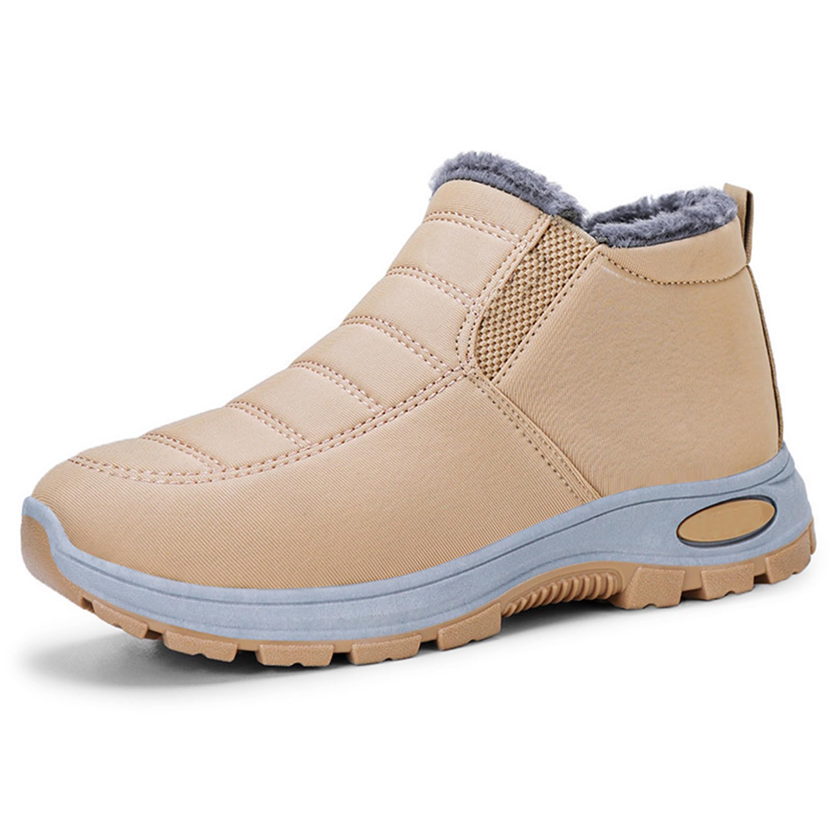 Womens Snow Boots Waterproof Winter Boots Lightweight Thermal Lined Slip On Booties for Cold Weather