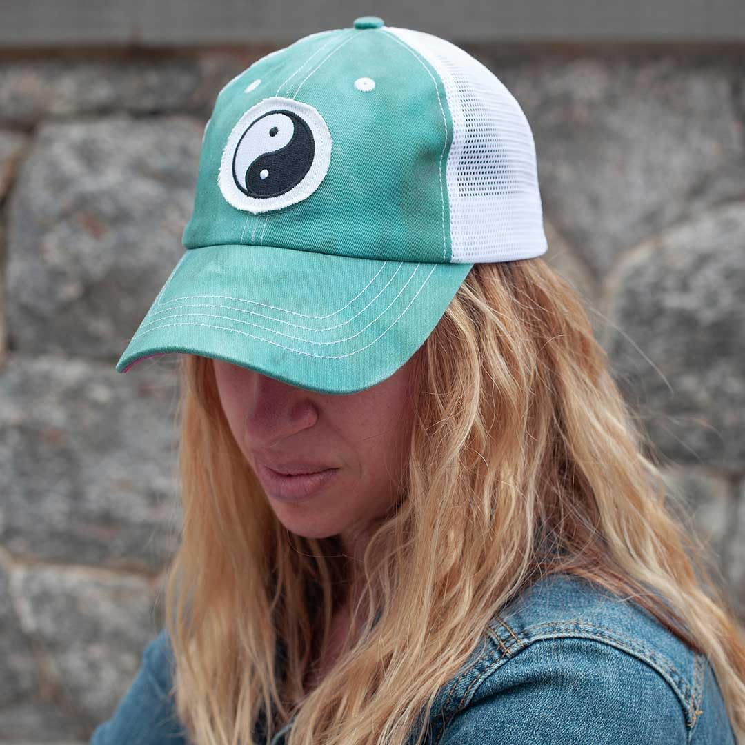 Shady Lady, Women's Trucker Hat, Snapback Adjustable Closure Baseball Cap, Pink Under Brim - Image 7