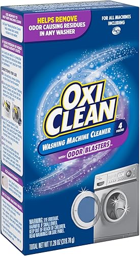 Miniatura 14 de OxiClean - Limpiador de lavadora con olor, 4 unidades