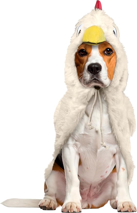 Disfraz de Pollo Rubies para Perro o Gato, Talla M miniatura 2