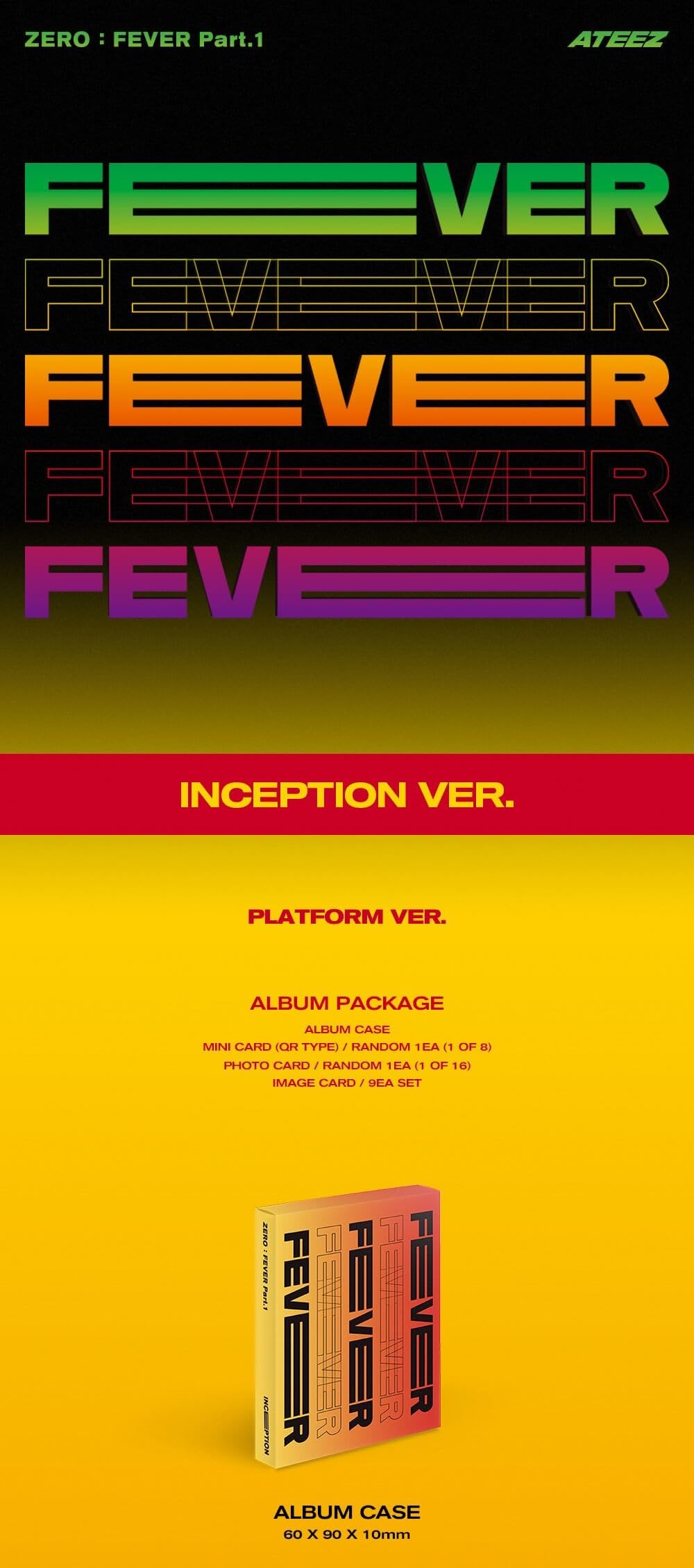 Amazon.com - ATEEZ Album - ZERO : FEVER Part.1 Random