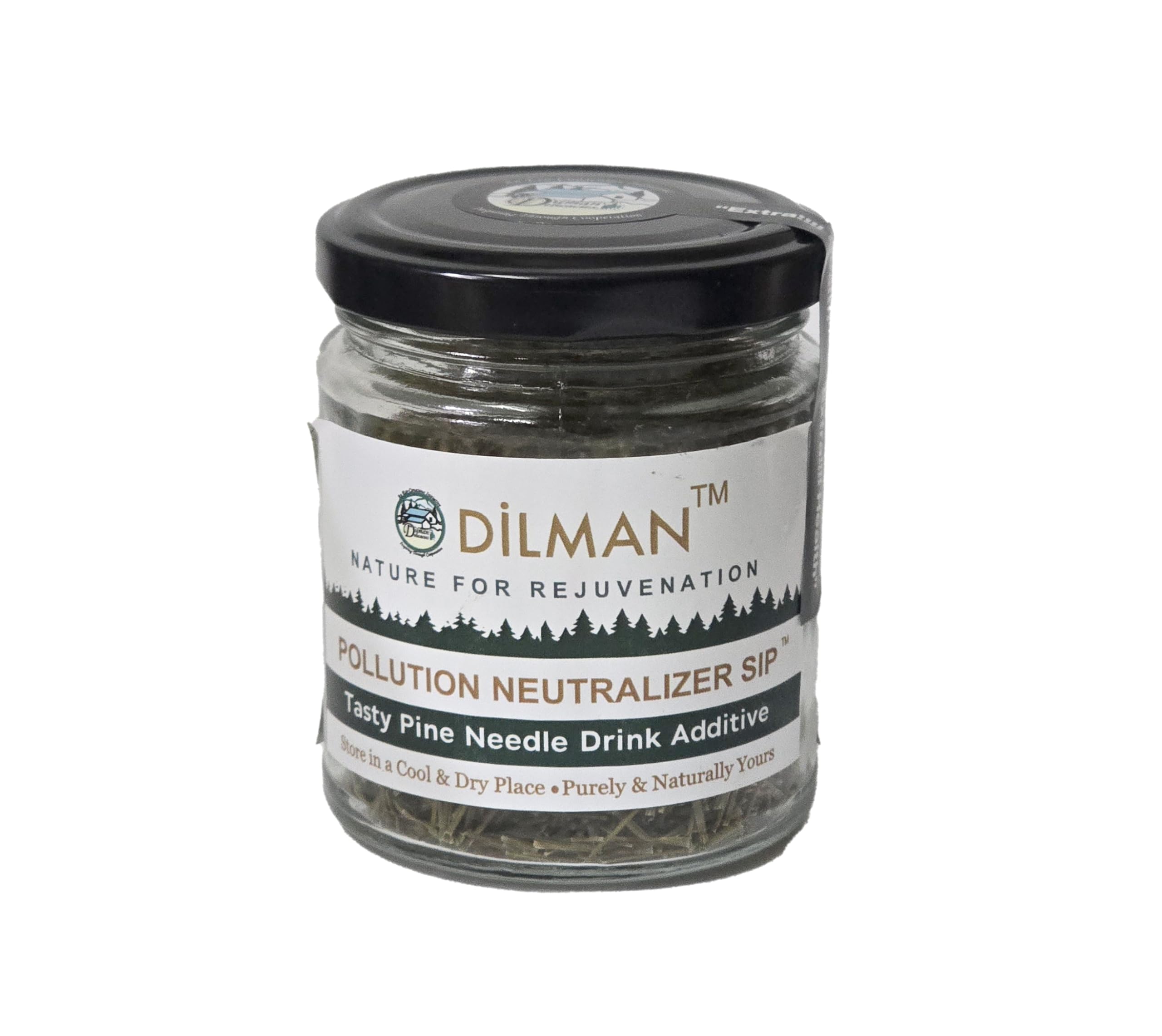 Dilman Pollution Neutralizer Sip, Pine Needle Drink Additive, Natural Rejuvenation Formula with Honey Ginger Lemon, 30g-image-9