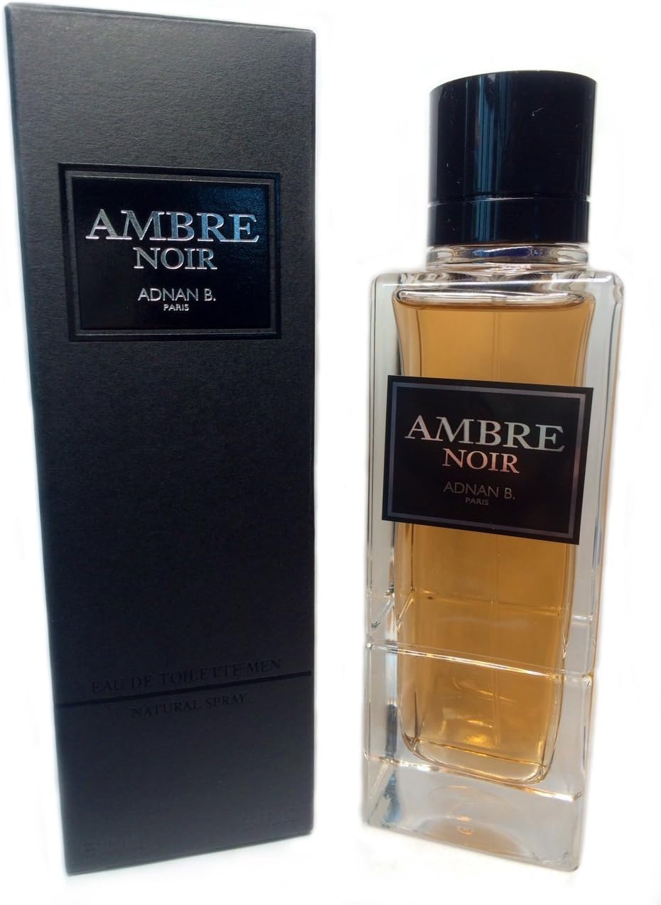 AMBRE NOIR for Men Eau De Toilette Spray 100ml/3.4fl.oz By Adnan B. Paris