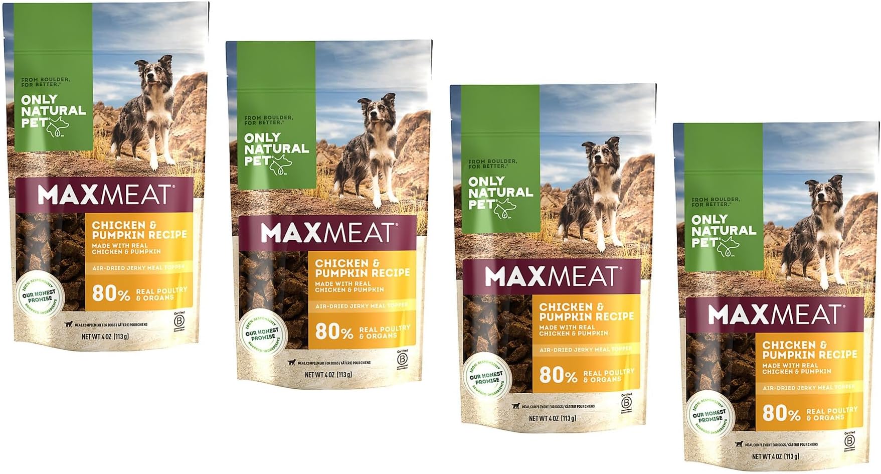 Boss Dog Freeze Dried Raw Food - Chicken Recipe (12oz) | Complete Nutrition With Probiotics