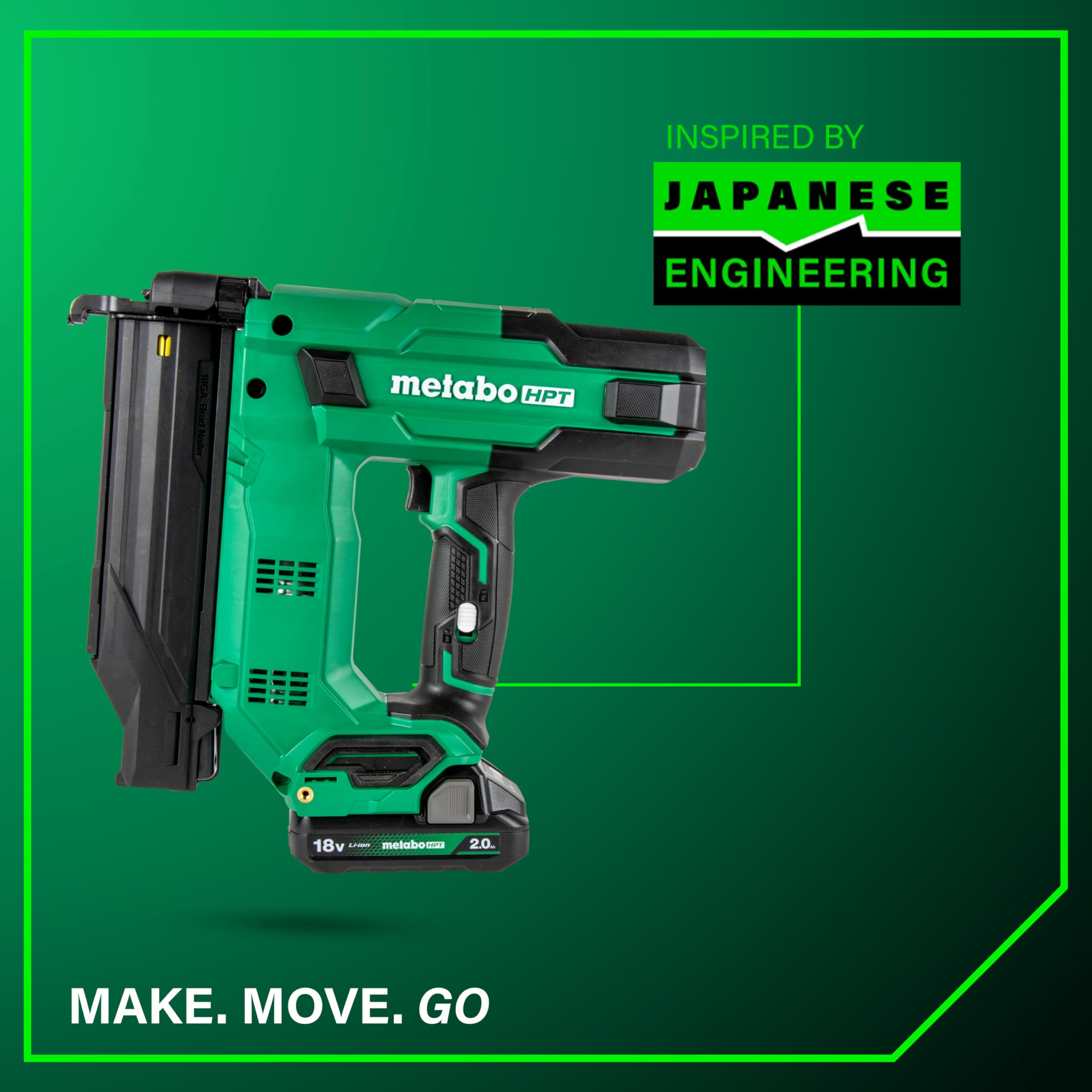 Metabo HPT 18V Cordless Brad Nailer Kit -14 Metabo HPT 18V Cordless Brad Nailer Kit -14