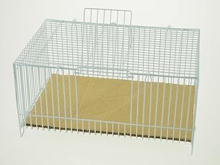 rackcrafts.com Mini Small Metal Cage Ultra Portable Animal Critter Bird Quail Chick Hamster Rat