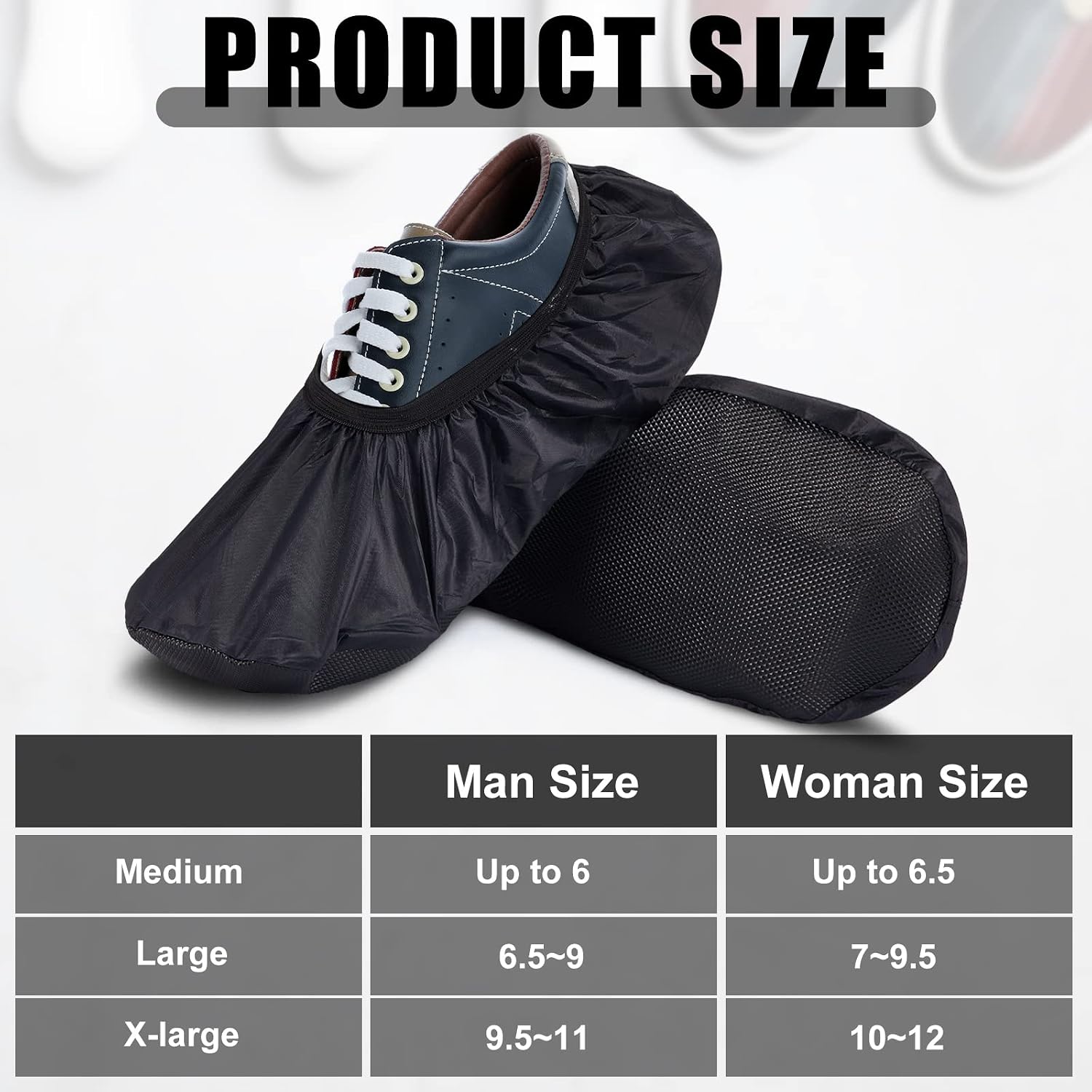 Geyoga 2 Pcs Bowling Shoe Covers Protector