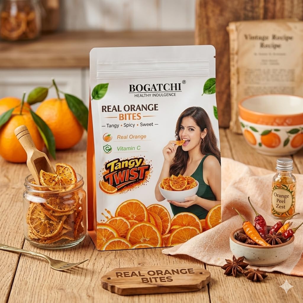 BOGATCHI Spicy Tangy Orange Bites 200g | Zesty Citrus Candy Treat | Sweet, Sour & Spicy Flavor Burst | Soft Chewy Fruit Bites | Fun Snack for Kids & Adults | Perfect Anytime Munch-image-46