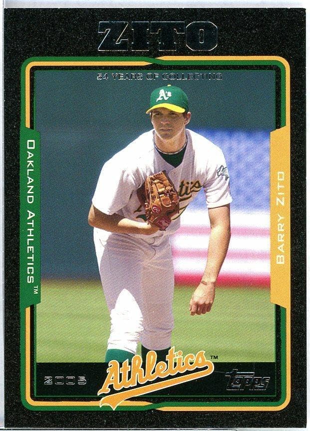 Barry Zito Card 2005 Topps #77 - Slabbed Baseball Cards